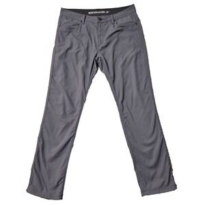 Western Rise Pants 34x31 Mens Gray Chino Pockets Outdoors‎ Stretch Modern Casual